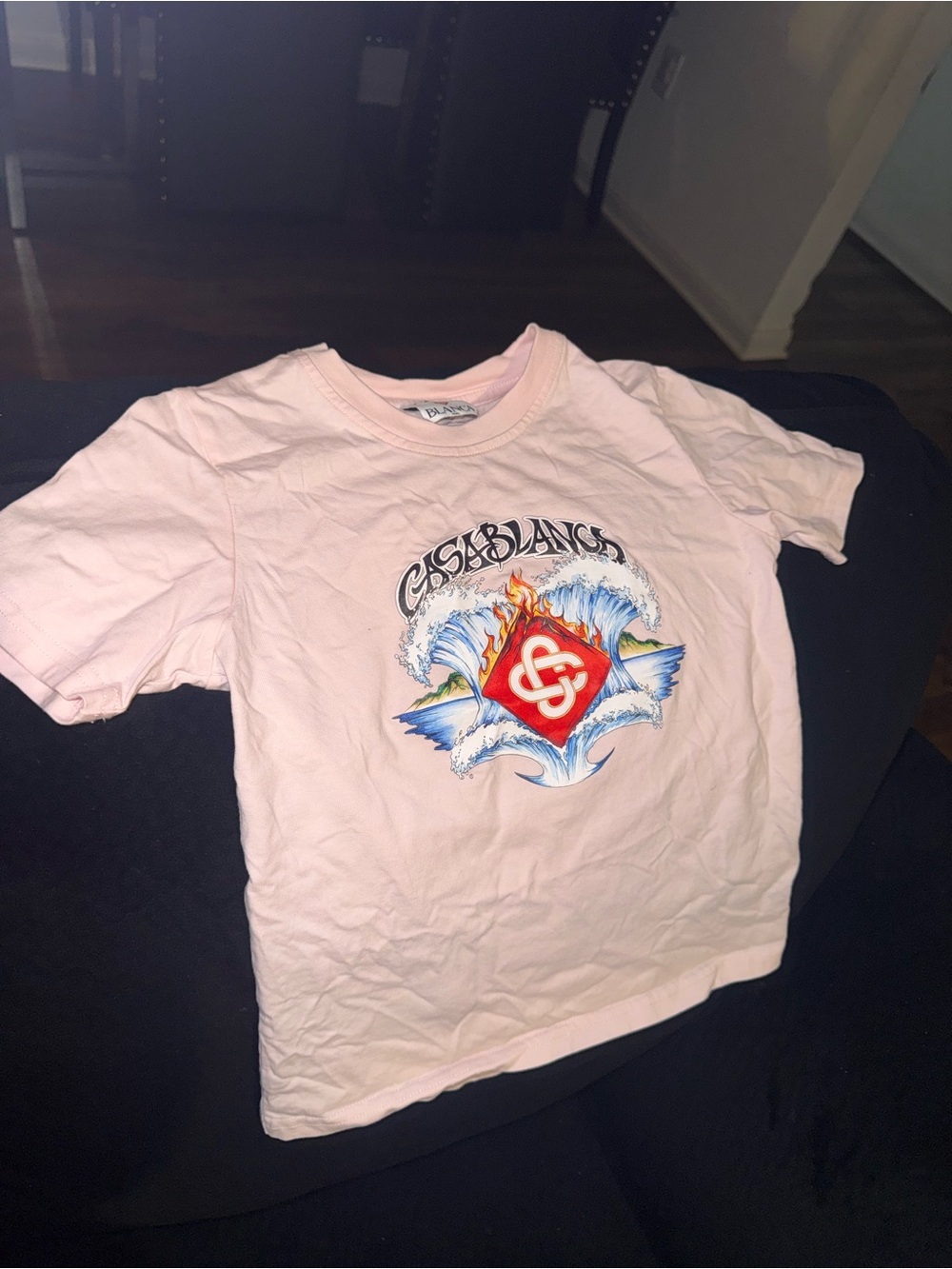 Casablanca Pink Graphic Kids Tee